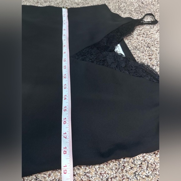 🖤Socialite Women’s Lace Trim Cami - Size M, Black 🖤 - Picture 8 of 11